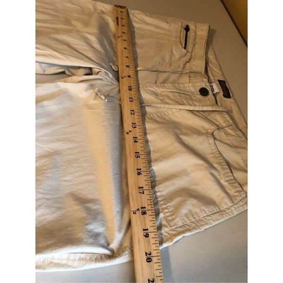 Abercrombie & Fitch Neutral Tan Cropped Cargo Baggy Pants Woman’s Size 6 - Picture 10 of 11